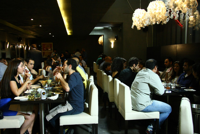Media gathering at Maki